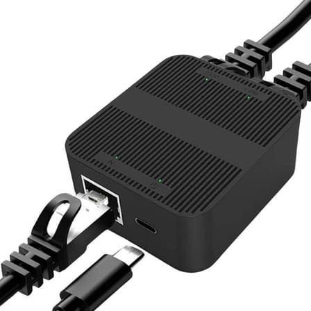 602 RJ45 Ethernet Splitter 1 Giriş 2 Çıkış Gigabit 1000Mbps Çevirici Çoklayıcı