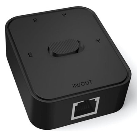 4641 2 Port RJ45 Ethernet Switch Çevirici Çoklayıcı