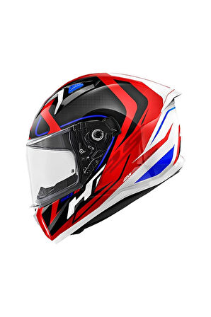 Gıvı 50.8 Racer Beyaz-kırmızı-siyah Kask