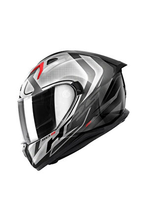 50.8 Racer Mat Siyah-tıtanıum-gri Kask