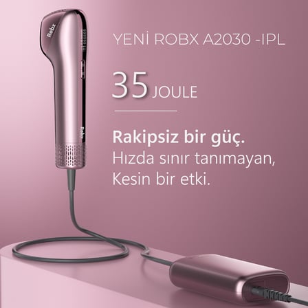 Robx A2030 IPL Sapphire Sogutma 35 joule Ultra Güç Hızlı Etki Çoklu Seri Otomatik Atım Pembe