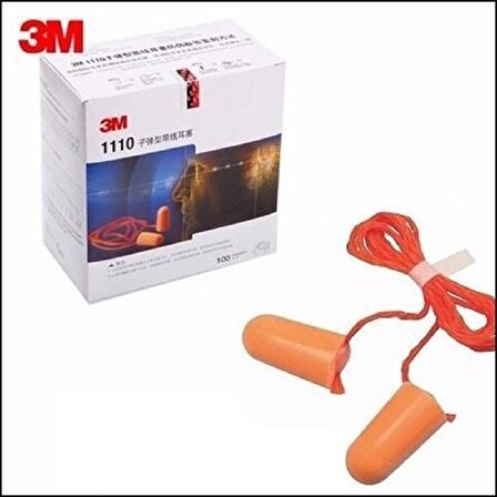 3M 1110 İpli Kulak Tıkacı100'Lüpaket