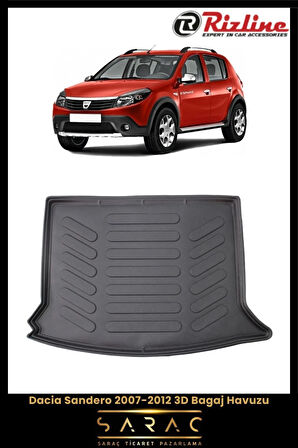 Rizline Dacia Sandero 2010 Model 3D Bagaj Havuzu