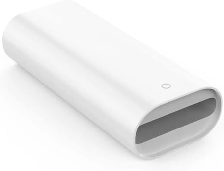 Pencil Lightning To Lightning Adaptörü Şarj Aparatı Tablet Kalemi Yuva Çevirici Beyaz Ltl-01