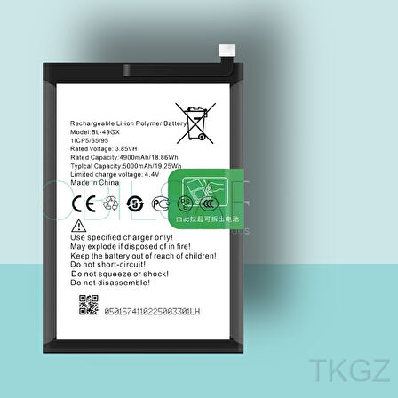 Tkgz - İnfinix NOTE 10 BL-49GX - Batarya Pil Orijinal Sıfır