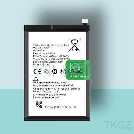 Tkgz - İnfinix NOTE 7 - BL-49GX - Batarya Pil Orijinal Sıfır