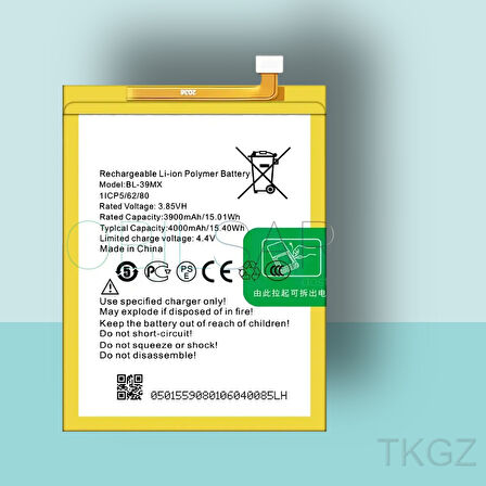 Tkgz - İnfinix S5 - BL-39LX - Batarya Pil Orijinal Sıfır