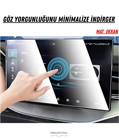 BYD Sealion 7 15.6 inç Navigasyon ve Multimedya Uyumlu Mat Ekran Koruyucu