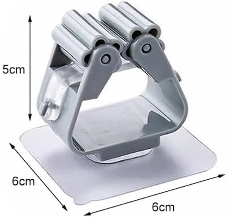 MC-623 Yapışkanlı Pratik Mop Tutucu 4 Adet Beyaz