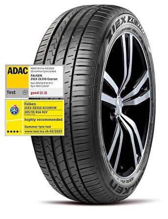 Falken 235/50 R18 TL 101W XL ZIEX ZE310 Ecorun Suv 4x4 Mevsimlik Lastik (Üretim 2024)