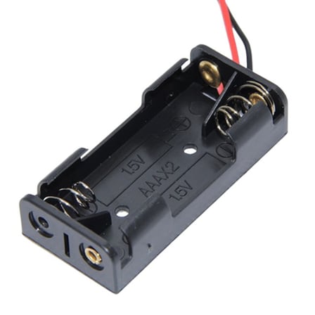 Powermaster IC-233B 2'li Yan Yana AAA İnce Pil Yuvası (5 Adet)