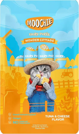 Moochie Sıvı Kedi Ödülü Ton-Peynir 5x15 gr