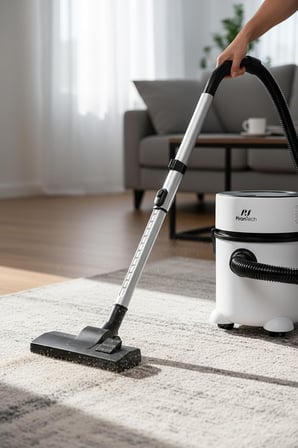 ES-07 Panda Islak &amp; Kuru Elektrikli Süpürge | 1000W Güçlü Motor | HEPA Filtreli | Toz Torbasız