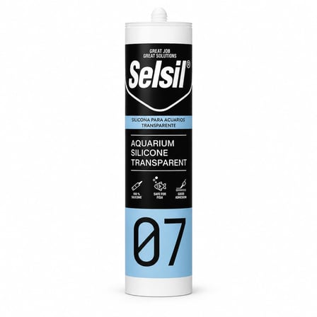 Selsil Akvaryum Silikonu Şeffaf 310 ml