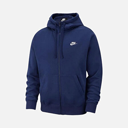 Sportswear Club Fleece Full-Zip Hoodie Erkek Sweatshirt