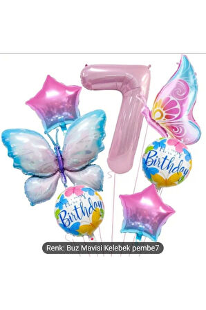 KELEBEK FOLYOLU PARTİ YAŞ BALON SET