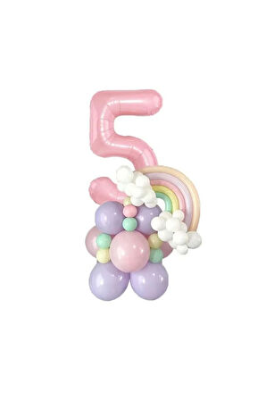 PEMBE YAŞ BALON SET