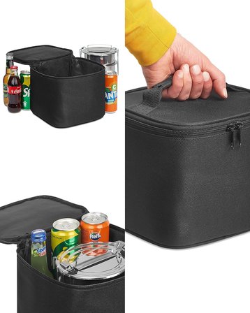 8 Litre Termos Çanta Yemek Taşıma Çantası Termo Termal Sıcak ve Soğuk Tutan Piknik Buzluk Çantalar Termal Beslenme Piknik Çantası