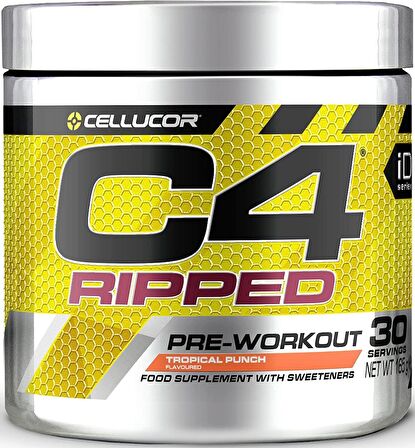 CELLUCOR C4 Preworkout Fat burner 30 Serv. RİPPED