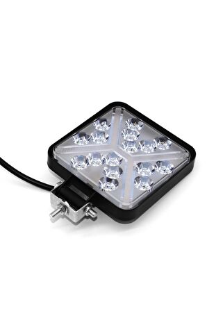Kare Xlight Çalışma ve Off Road Lambası Beyaz (2 Adet)