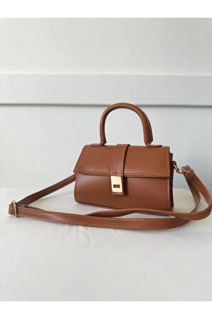 Kadın Gold Mini Bag Çapraz Askılı Çanta