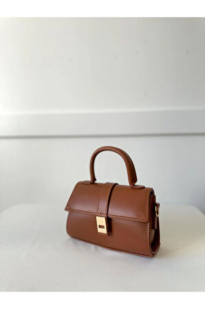 Kadın Gold Mini Bag Çapraz Askılı Çanta