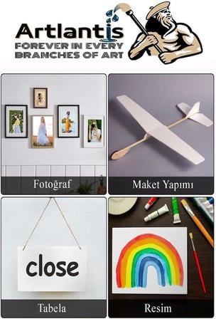 Maket Kartonu Siyah Fotoblok 3 mm A5 20x30 cm 5 Adet Hobi Sanat Okul Köpüklü Straforlu Maket Kartonu Maket Yapımı