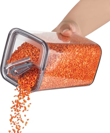 Pratik Kare Saklama Kabı, 3X1700 Ml