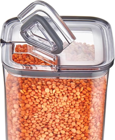 Pratik Kare Saklama Kabı, 3X1700 Ml