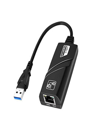 USB to RJ45 Usb 3.0'dan Rj45 1000Mbps Ethernet Çevirici Dönüştürücü Adaptör Android Tv PC