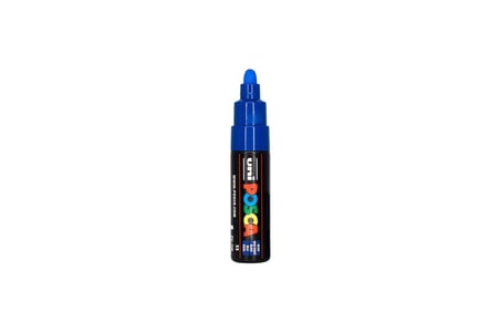 POSCA 181351 - Posca markör, geniş yuvarlak uçlu, mavi