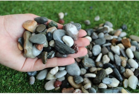 Garden Moda Dere Çakıl Taşı 20 Kg 15-30 Mm Mıcır Dere Taşı Dolomit Taş Teraryum Akvaryum Taşı Peyzaj Süs Taşı