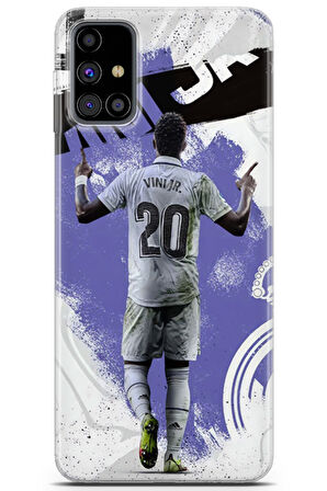 Samsung Galaxy M31s uyumlu Futbol 4 HD Baskı Vinicius Jr