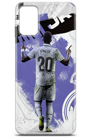 Samsung Galaxy M31s uyumlu Futbol 4 HD Baskı Vinicius Jr