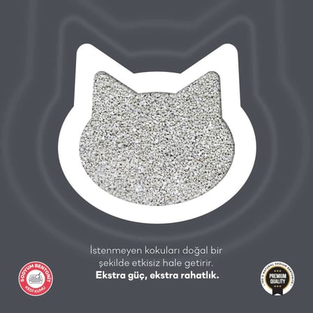 Aktif Karbonlu Sodyum Bentonit Kedi Kumu 10 L