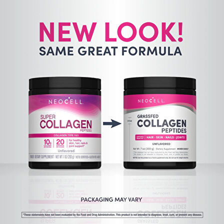 Grassfed Collagen Peptides, 7 oz (200 g) Powder