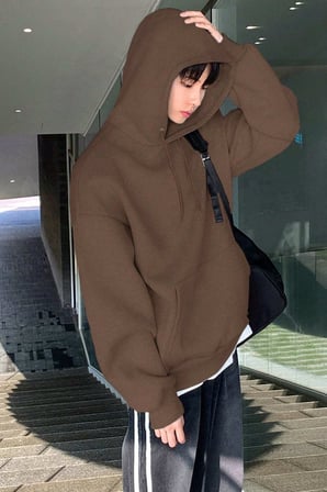 Genius Store Erkek Sweatshirt Kanguru Cepli  İçi Polarlı 3 İplik Kapüşonlu Oversize Sweatshirt KANGURU-SWEATSHIRT