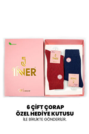 Just Inner Kadın Çorap 6’lı Koyun Yünü (Lambswool)