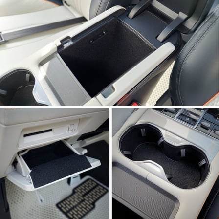 BYD Seal U Uyumlu Premium Konfor Seti | Kaymaz Kapı İçi &amp; Konsol Organizer Mat Seti | Sessiz, Su Geçirmez, Araca Özel İç Trim Koruma