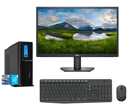 ZETTA FLEX PRO 430X İntel Core İ3 14100 8GB DDR5 256GB SSD GT1030 FREEDOS SFF SLİM 23.8 FHD Monitör MASAÜSTÜ BİLGİSAYAR ZET430X9565001