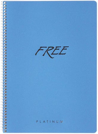 A4 80 Yaprak Kareli PP Kap.Free Platinum Defter
