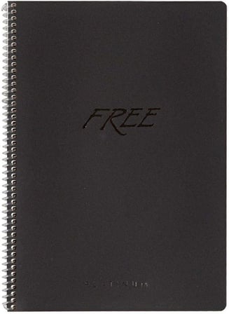 A4 80 Yaprak Kareli PP Kap.Free Platinum Defter