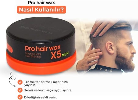 Morfose Men Pro Hair Wax X5 Turuncu 150 gr