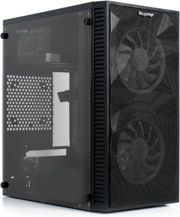 Magic Mikro Atx 2 Rainbow Fanlı Mesh Panel Akrilik Gaming Oyuncu Bilgisayar Kasası (0, Watt)