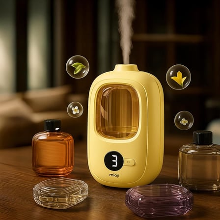 Mio Smell 2x Yeni Nesil Şarjlı Otomatik Oda Kokusu Makinesi Sarı - Mavi Rüzgar Çanları