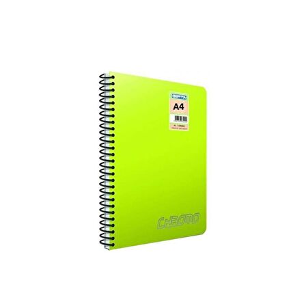 Gıpta Chromo 60 Yp. A4 Spiralli Pp. Kapak Defter Çizgili 4'lü