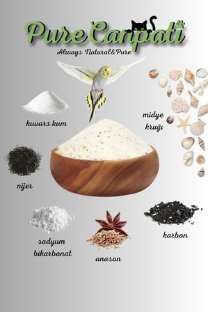 Premium Kuş Kumu 250 Gram