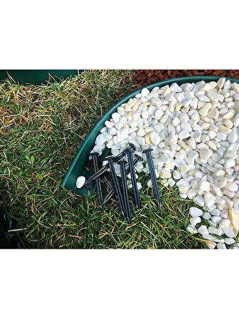 Çim Sınırlayıcı Esnek 25 MT YEŞİL Çim Ayırıcı