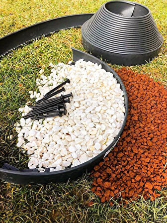 Çim Sınırlayıcı Esnek 25 MT SİYAH Çim Ayırıcı