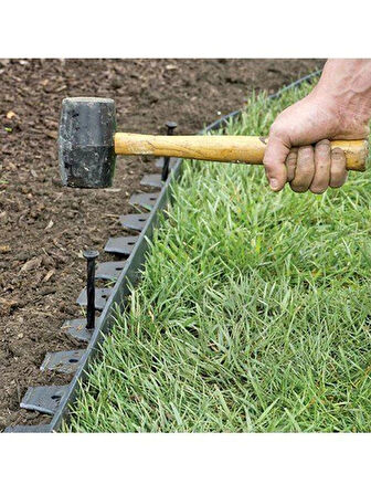 Çim sınırlayıcı siyah kazık 1 paket (50adet)